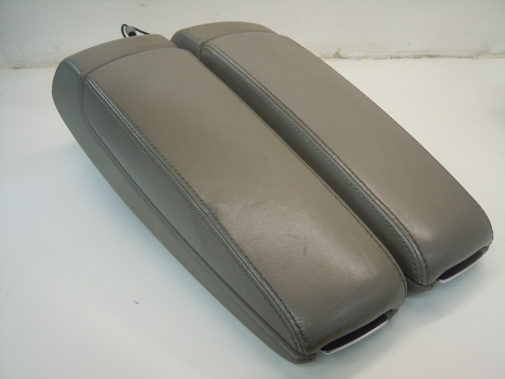 Audi A8 D3 Pair Light Grey Platinum Armrests #15 | eBay