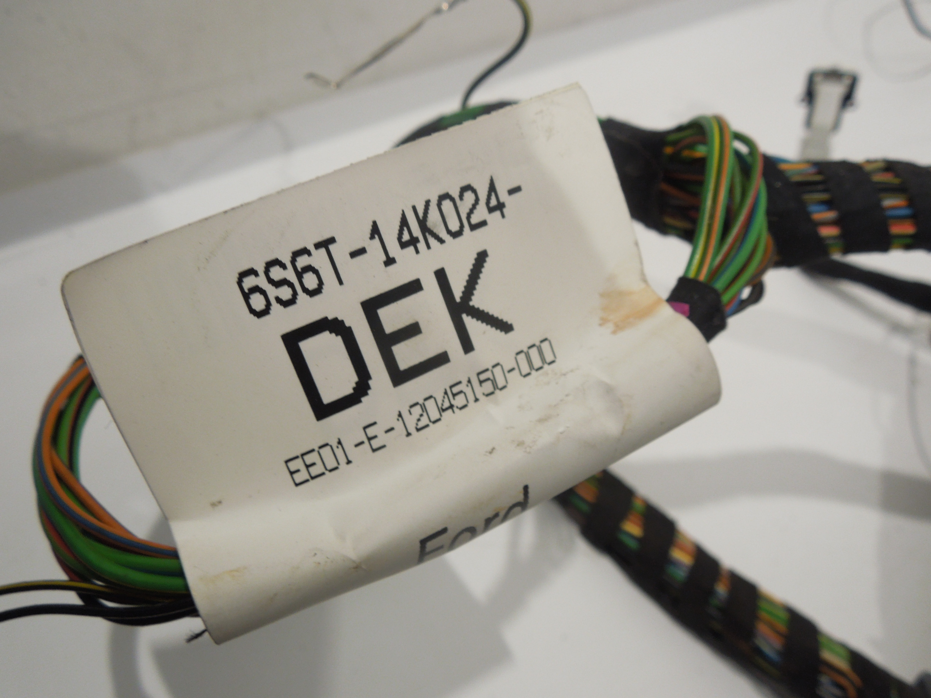 Ford Fiesta Mk6 2008 1.6 TDCi Dashboard Wiring Loom 6S6T14K024 | eBay