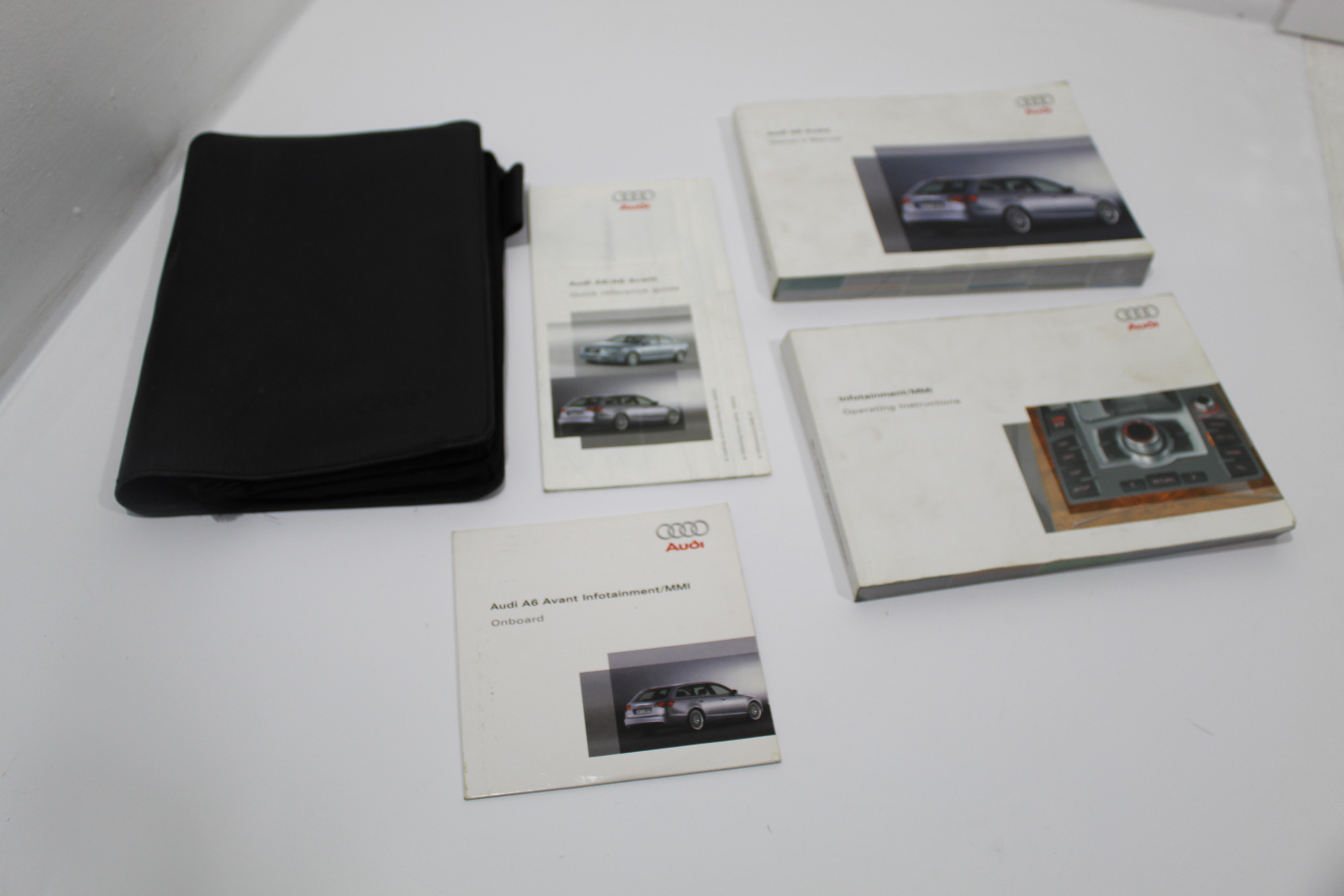 Audi A6 C6 Avant Handbook Quick Ref Manual Pack with Leather Wallet eBay