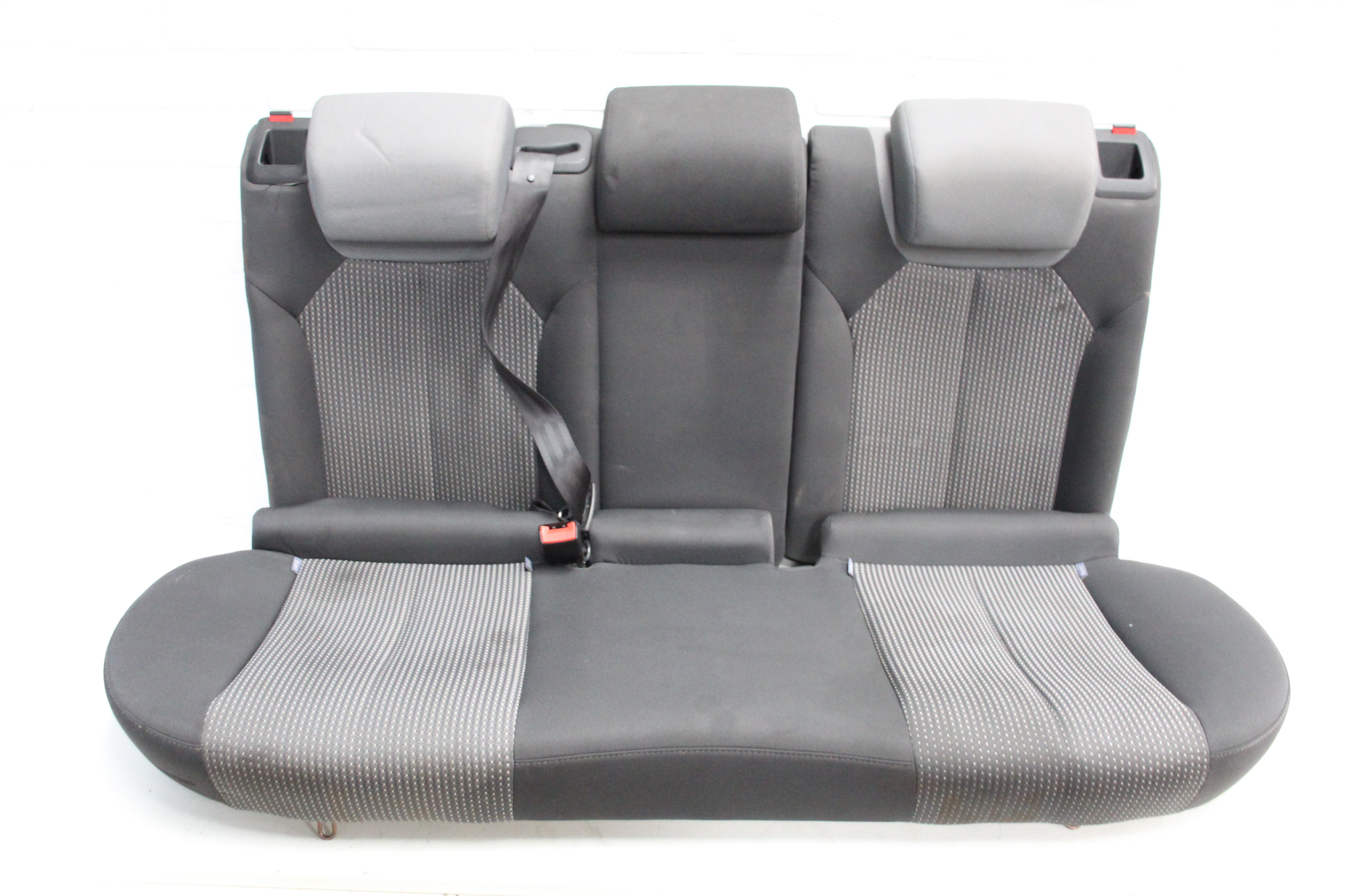 Seat Leon 1P Split Folding Rear Cloth Interior Seats Black Grey ...